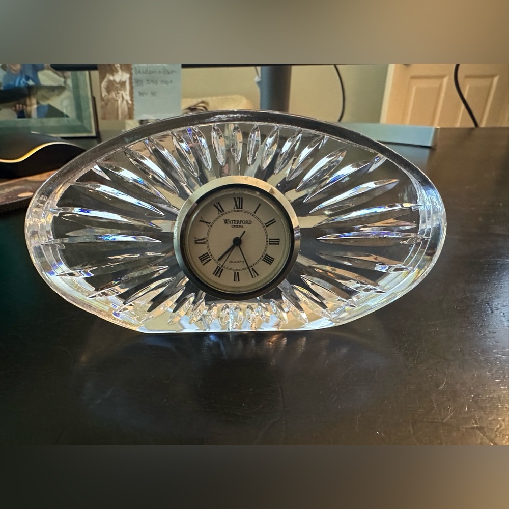 Waterford Desk Clock